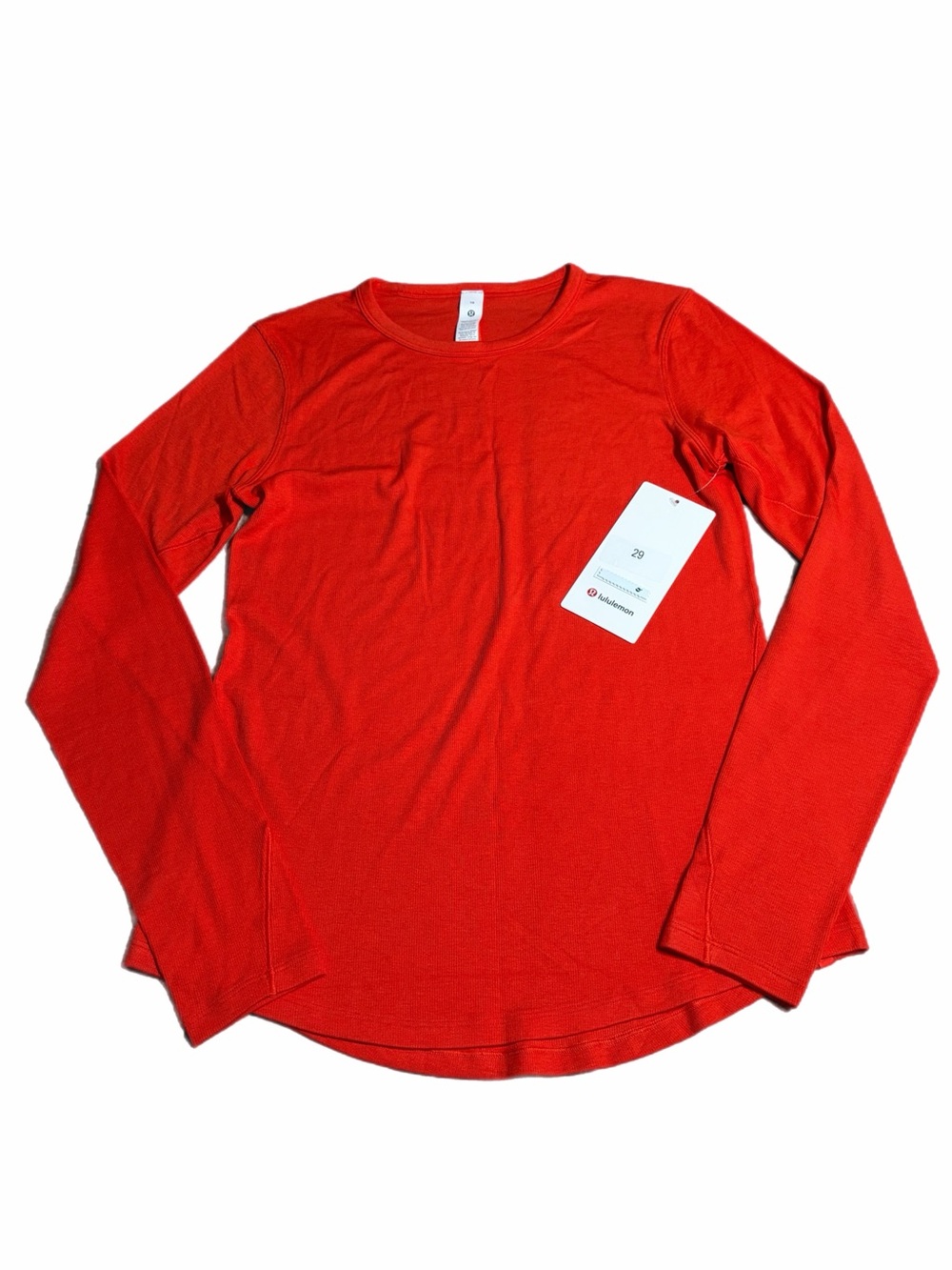 NWT Lululemon Hold Tight Long-Sleeve Shirt (Cherry Ember) Size 10